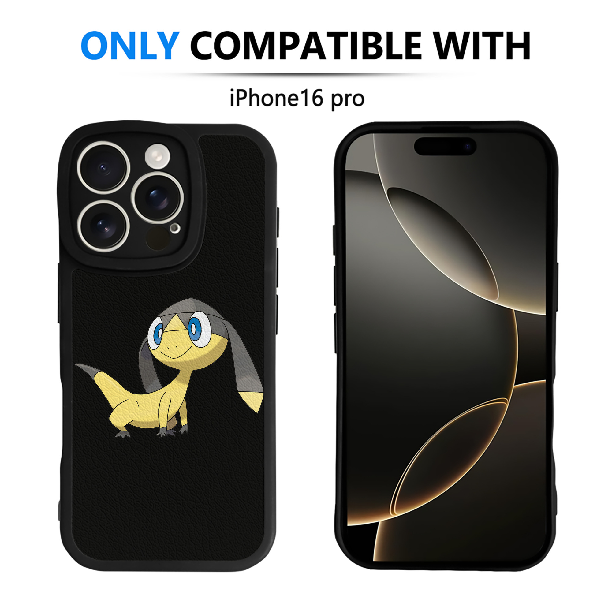 （画像用） ポケットモンスター Pokémon 【iPhone 16シリーズ対応】シリコンスマホケース（レザー調） 材質：シリコン